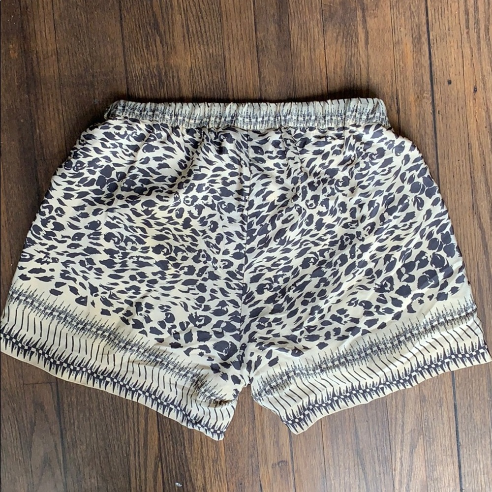 Sea New York Silk Animal Print Shorts
